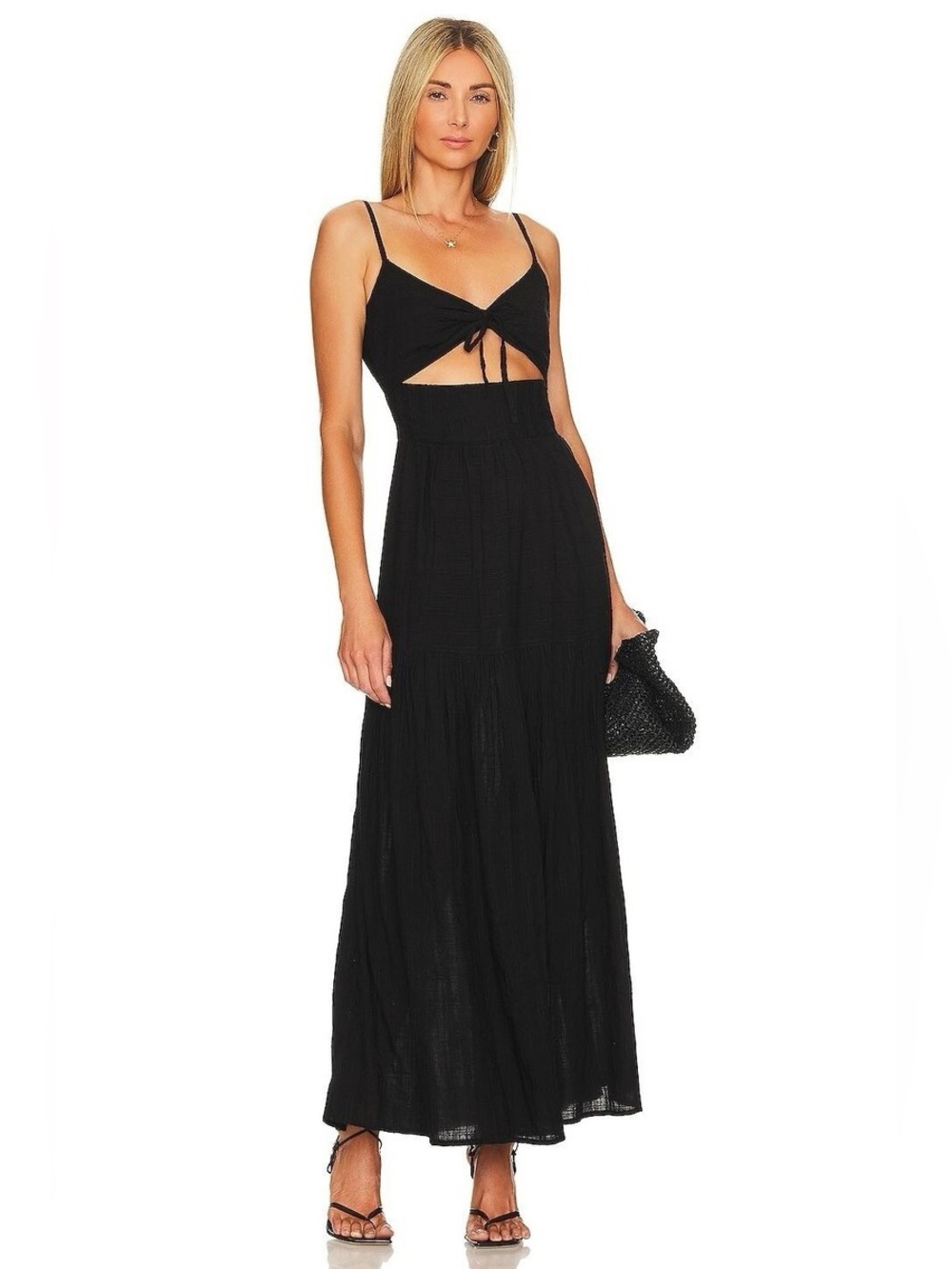 LSPACE X REVOLVE ZURI DRESS - Black